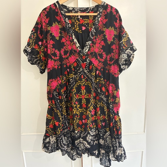 Free People Agnes Printed Mini Dress - Picture 2 of 4